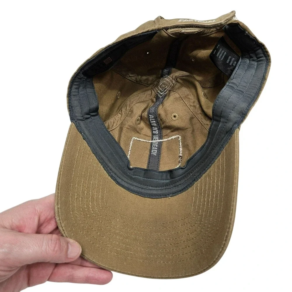 5.11 Tactical Hat Tan‎ Adjustable Baseball Cap Fastenal Logo